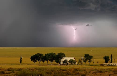 Tormenta en Malargue