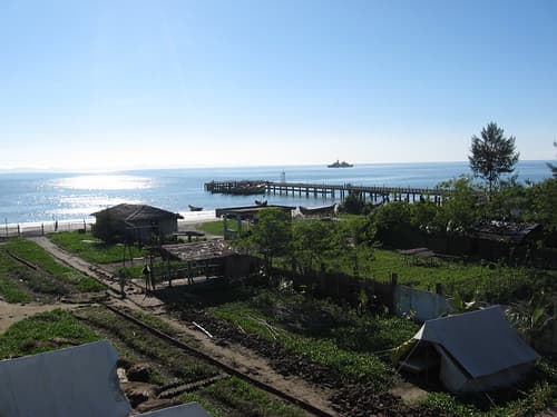 A Shiny day / Top view from Blue Marine Hotel - Saint Martin Island, Bangladesh