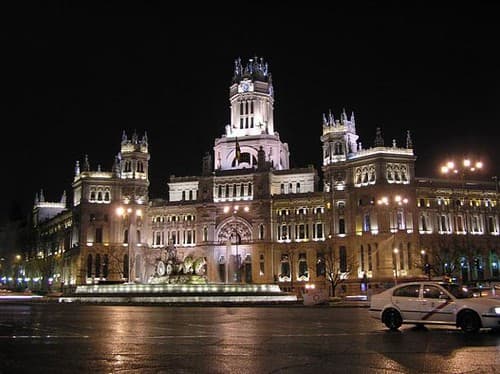 Elegant architecture of Madrid