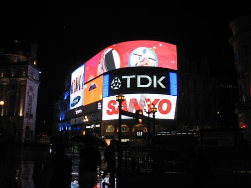 Neon of Piccadilly Circus, London