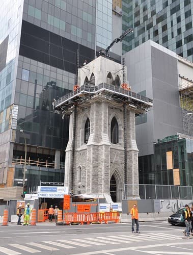 The replica of Église Saint Sauveur, Montréal