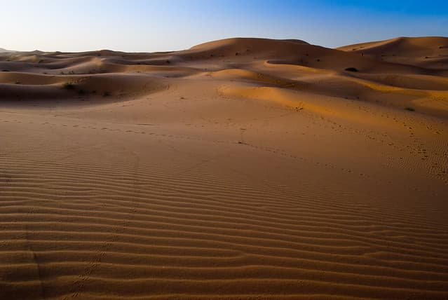 dunes a merzouga maroc