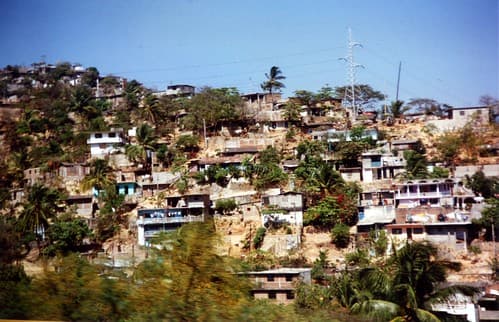 Mexique, Acapulco, banlieue
