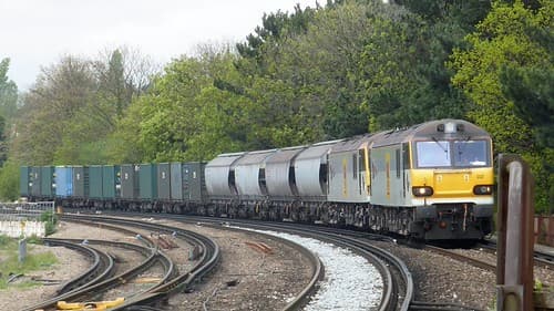 92037 and 92019 Barry Docks ABP (Dow Corning) to Dollands Moor (then Amberieu and Notre Dame-de-Briancon, France)