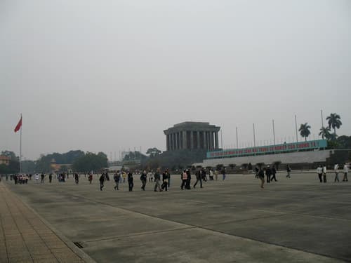 Of Course, a Giant Street in Front of the Mausoleum