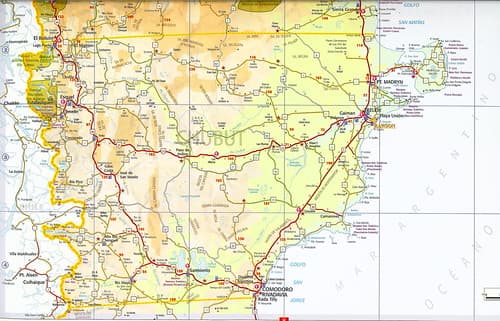 Mapa de rutas/rodovias argentinas (Argentina road map) 2007-2008