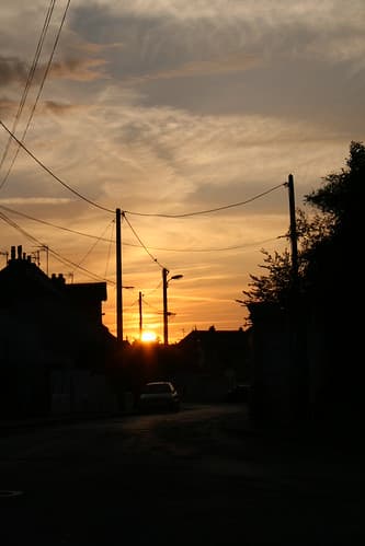 Coucher de Soleil au Crotoy