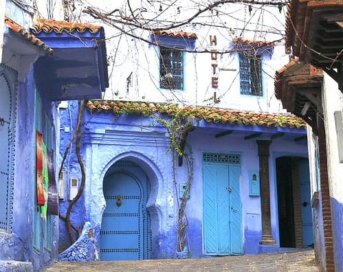 Hôtel bleu