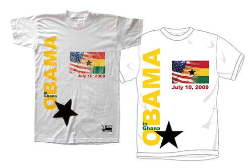 Obama in Ghana: The real T-shirt and the design (0042)