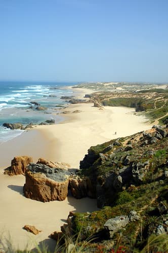Praia do Malhão, Vila Nova de Mil Fontes, Portugal