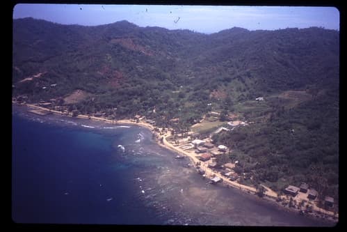 Roatan Honduras seen from the air