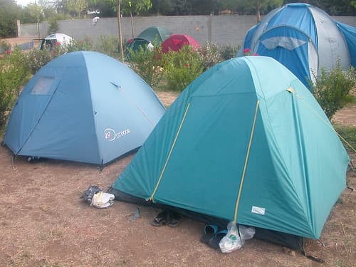 Our tents