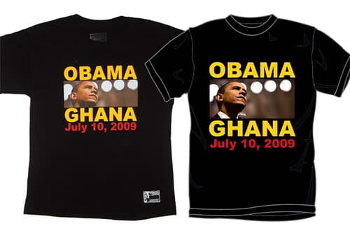 Obama in Ghana: Design and T-shirt (oig-007)