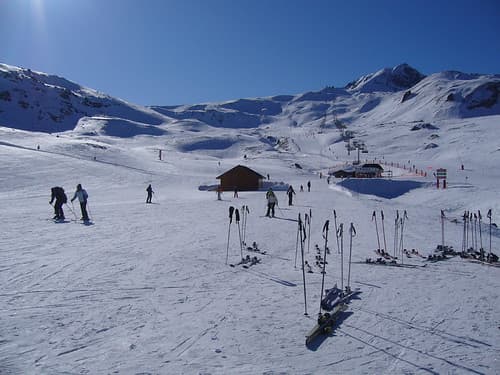 Bottom of Arcabulle lift, Les Arcs
