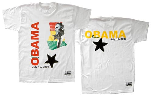 Obama in Ghana: The real T-shirt (0043)