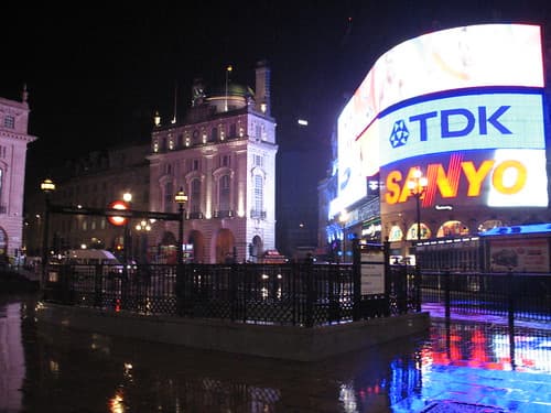 Neon of Piccadilly Circus, London