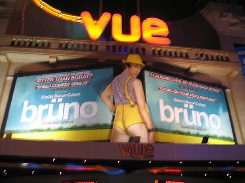 Bruno at Vue Cinema, Leicester Square, London