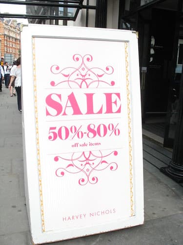Good Sale On @ Harvey Nichols, Knightsbridge, London