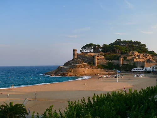 Tossa de Mar a la tardes