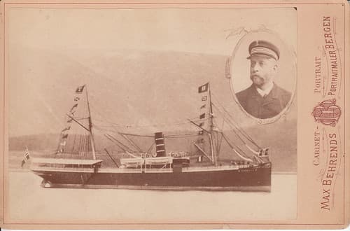 Bergenske Dampskibsselskabs "D/S Capella" (før 1890)