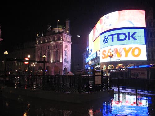 Neon of Piccadilly Circus, London