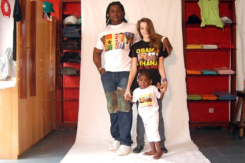 Obama in Ghana: Yves Dossou, Lara Bailly & Leila (0253)