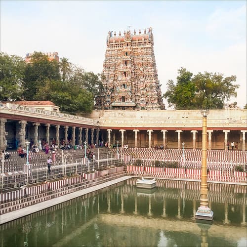 Le temple de Meenakshi (Madurai, Inde)