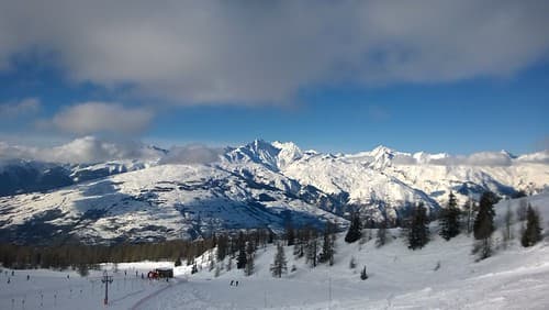 Decending "Ours" Back Towards the Vanoise Express