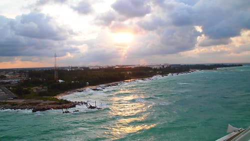 Sunrise in Freeport Bahamas
