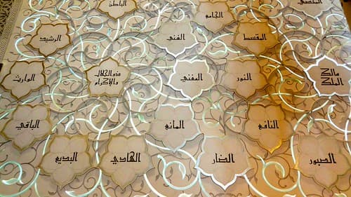 Grd Mosque Sheikh Zayed interieure