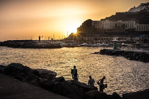 Sunset in Puerto Rico, Gran Canaria, Canary Island