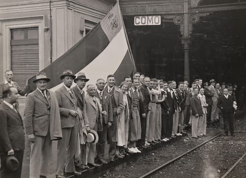 Nederlands elftal wacht op Zwitserse tegenstanders, WK 1934 / Dutch national team await their Swiss opponents, 1934 World Cup