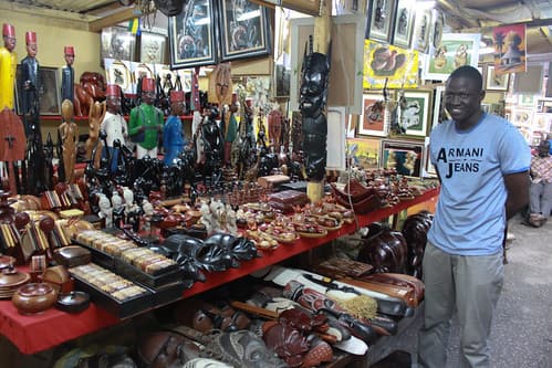 Curio market Libreville