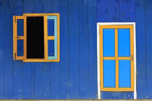 Door and window (Laos)