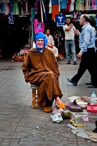 What is he selling?