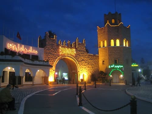 Entree of the Port El Kantaoui port