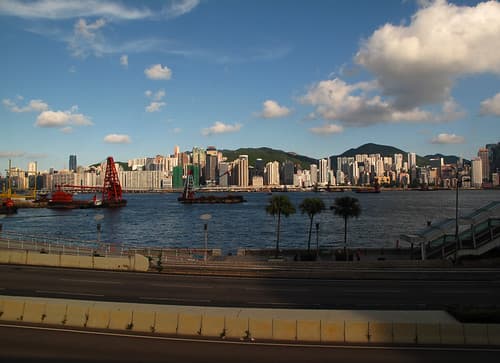 View on Hong Kong Island from Kowloon