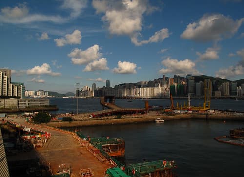 View on Hong Kong Island from Kowloon