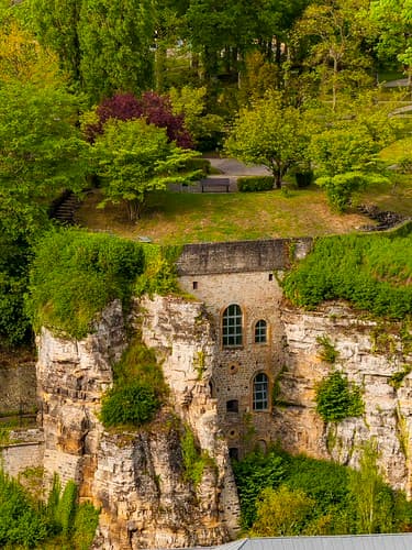 Cliff battery on the Rham plateau - Luxembourg