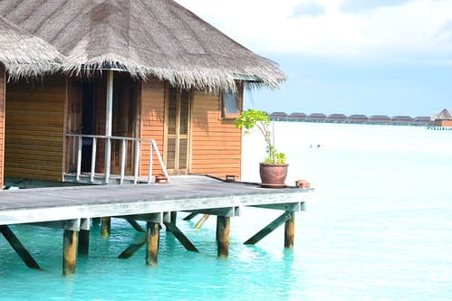 Overwater villa