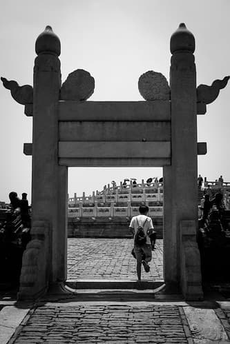 The past traveling door