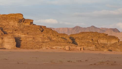 French Fortress in the Wadi Rum desert
