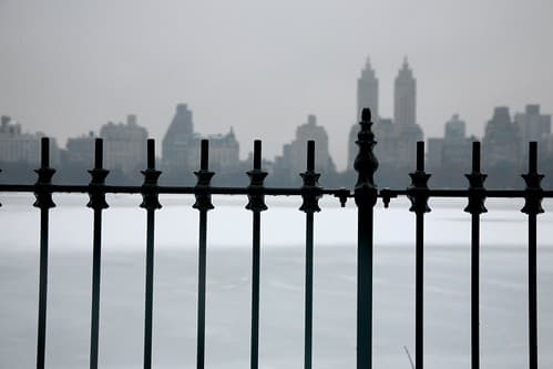 New York City, Manhattan, Central Park : Jacqueline Kennedy Onassis Reservoir
