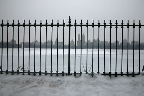 New York City, Manhattan, Central Park : Jacqueline Kennedy Onassis Reservoir
