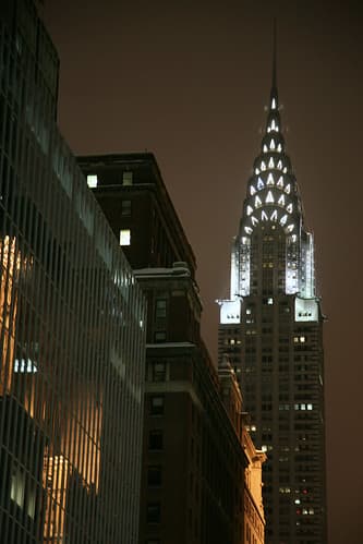 New York City, Manhattan, Midtown East, Turtle Bay : " Chrysler building " 1930.