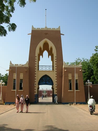 Gate to Emir's palace in Kano