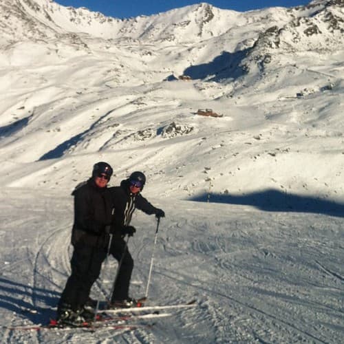 Skiing Val Thornens