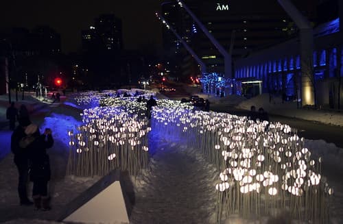 Kanva, en collaboration avec Udo Design, Côté Jardin, Patrick Watson, Boris Dempsey et Pierre Fournier, Entre les rangs, 2013