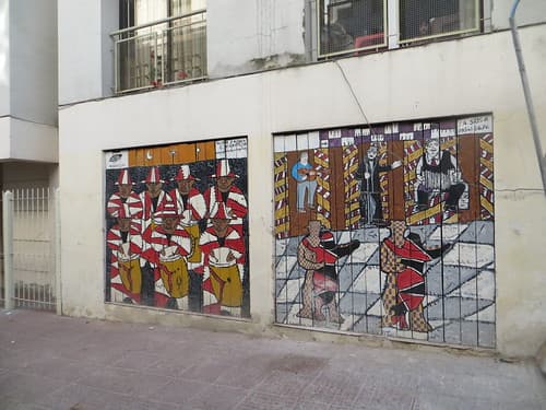 Montevideo, Uruguay.  Street art.