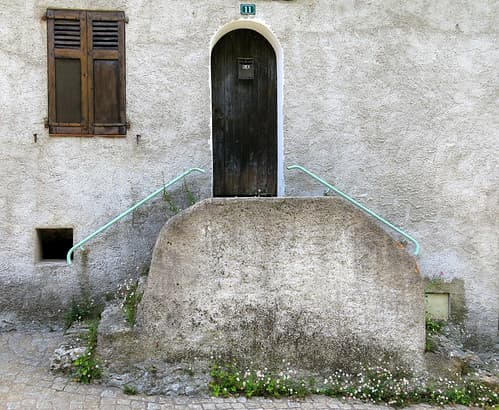 Double staircase, Tourtour, Var, Provence, France